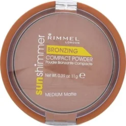 Rimmel Sun Shimmer Polvere Compatta Medium Matte - 11g