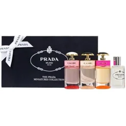 Prada - The Prada Miniatures Collection Prada - 7 Ml Candy EDP + 7 Ml Prada Candy Florale EDT + 7 Ml Prada Candy L'Eau EDT + 8 Ml Les Infusions De Prada EDP