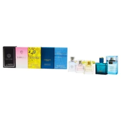 Versace - Miniatures Confezione Regalo 5 Ml Versace Yellow Diamond EDT Splash + 5 Ml Versace Bright Crystal EDT Splash + 5 Ml Versace Eau Fraiche EDT Splash + 5 Ml Versace Pour Homme EDT Splash + 5 Ml Versace Eros EDT Splash