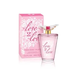Love2Love Fresh Rose + Peach Eau De Toilette 100 Ml Spray