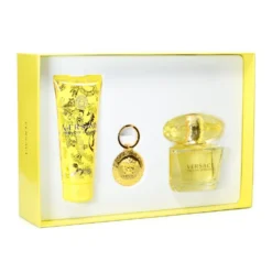 Versace Yellow Diamond Confezione Regalo 90ml EDT + 100ml Lozione Corpo + Etichetta Borsa