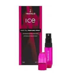 Travalo Ice Flacone Spray Riempibile Ice Pink 5 Ml