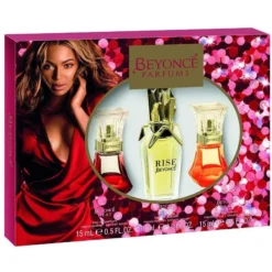 Beyoncé Confezione Regalo 15 Ml Heat EDP + 30 Ml Rise EDP + 15 Ml Heat Rush EDT Donna