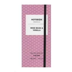 Notebook Rose Musk E Vanilla 100 Ml Eau De Toilette EDT Profumo Donna