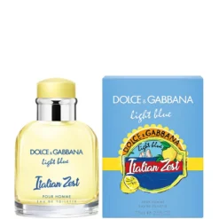 D&G Dolce E Gabbana LIGHT BLUE POUR HOMME ITALIAN ZEST 75ml EDT Profumo Uomo