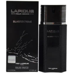 Ted Lapidus Black Extreme 100 Ml Eau De Toilette Edt Profumo Uomo