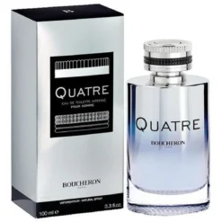Boucheron Quatre Intense 100 Ml Eau De Toilette Edt Profumo Uomo