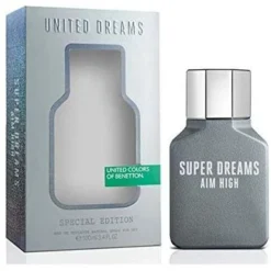 Benetton United Dreams Men Aim High 100 Ml Eau De Toilette Edt Super Dreams Special Edition Uomo