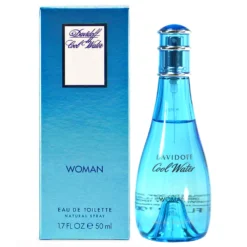 Davidoff Cool Water Woman Eau De Toilette Spray 50ml Profumo Donna